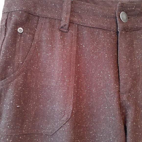 Woolrich Brown Tweed wool blend lined Pants - Picture 5 of 16